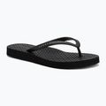 Tommy Hilfiger Damen Flip Flops Strap Beach Sandale schwarz