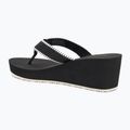Tommy Hilfiger Damen Flip Flops Wedge Beach Sandale schwarz 3