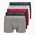 Tommy Hilfiger Herren Boxershorts UM0UM03679 5 Paar weiß/mittelrot/Wüstenhimmel/mittelgrau/schwarz