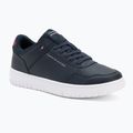 Herren Tommy Hilfiger Basket Core Lite Lth Mix Wüste Himmel Schuhe