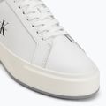 Damen-Schuhe Calvin Klein YW0YW01945 Basket Cups Laceup Leather bright white/black 7