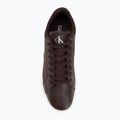 Damenschuhe Calvin Klein YW0YW01781 3 Cupsole Laceup PU MG burgundy/bright white 5