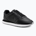 Damen Sneaker Calvin Klein YW0YW01942 Retro Runner Lace Up Leather MG black/formal gray