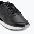 Damen Sneaker Calvin Klein YW0YW01942 Retro Runner Lace Up Leather MG black/formal gray 7