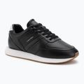 Herren Sneaker Calvin Klein YM0YM01381 Retro Runner Leather Tape black/bright white/gum