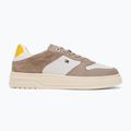 Damenschuhe Tommy Hilfiger Sporty Cupsole Tumbled Leather coastal taupe/ecru/yellow 2