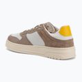 Damenschuhe Tommy Hilfiger Sporty Cupsole Tumbled Leather coastal taupe/ecru/yellow 3