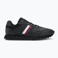Herren Schuhe Tommy Hilfiger New Runner Eva Lth Stripes schwarz 2