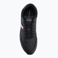 Herren Schuhe Tommy Hilfiger New Runner Eva Lth Stripes schwarz 5