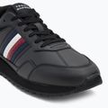 Herren Schuhe Tommy Hilfiger New Runner Eva Lth Stripes schwarz 7