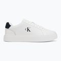 Herren Schuhe Calvin Klein YM0YM01435 Classic Cupsole Laceup Leather bright white/navy 2
