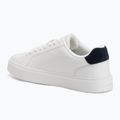 Herren Schuhe Calvin Klein YM0YM01435 Classic Cupsole Laceup Leather bright white/navy 3