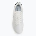 Herren Schuhe Calvin Klein YM0YM01435 Classic Cupsole Laceup Leather bright white/navy 5