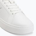 Herren Schuhe Calvin Klein YM0YM01435 Classic Cupsole Laceup Leather bright white/navy 7