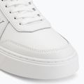 Herren Schuhe Calvin Klein HM0HM02237 Classic Cups Lace Leather EMB Tongue bright white/black 7