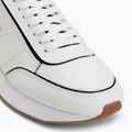 Damen-Schuhe Calvin Klein HW0HW02994 Retro Runner Sock Patch Leather bright white/black 7