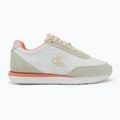 Damenschuhe Calvin Klein YW0YW01990 Retro Runner Lace Up Nylon Mg brilliant white/light cashew/pink 2