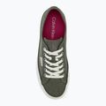 Damenschuhe Calvin Klein HW0HW02970 Vulc Flatf Laceup Ripst deep lichen green/pink yarrow 5