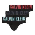 Herren-Slips Calvin Klein 000NB3610A Hip Brief 3 pairs black w/ombre blue logo/black w/c