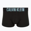 Herrenboxershorts Calvin Klein 000NB3608A Trunk 3 pairs black with harbor mist logo/ black with 3