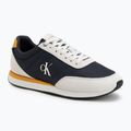 Herren Schuhe Calvin Klein YM0YM01361 Retro Runner Ess Mix Mat vaporous white/casual bluee/cooling