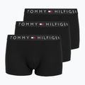 Boxershorts Tommy Hilfiger Rib Trunk 3 pairs black/black/black
