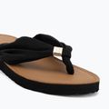 Damen Zehentrenner Tommy Hilfiger Footbed Summer Sandal Leather black 7