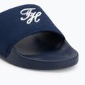Damen-Pantoletten Tommy Hilfiger Script Pool preppy navy 7