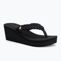 Damen Zehentrenner Tommy Hilfiger Wedge Braided Summer Sandal black