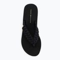 Damen Zehentrenner Tommy Hilfiger Wedge Braided Summer Sandal black 5