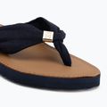 Damen Zehentrenner Tommy Hilfiger Footbed Summer Sandal Leather space blue 7