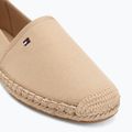 Damen-Schuhe Tommy Hilfiger Flag Canvas clayed pebble 7