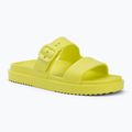 Damen-Pantoletten Tommy Hilfiger Light Double Strap lime zing