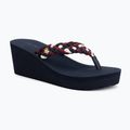 Damen Zehentrenner Tommy Hilfiger Wedge Braided Summer Sandal rwb