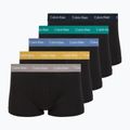 Boxershorts Calvin Klein LV00NB4412 Low Rise Trunk 5 pairs of black bodies with driftwood/moonlight