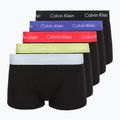 Boxershorts Calvin Klein LV00NB4412 Low Rise Trunk 5 pairs black in green bloom wb/black in dazzlin