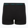 Herren-Boxershorts Calvin Klein 0000U2662G Trunk 3 pairs of black bodies and wbs with driftwood 3