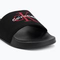 Schlappen Herren Calvin Klein YM0YM01393 Ess black/rhubarb 7
