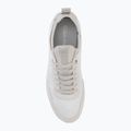 Herren Schuhe Calvin Klein YM0YM01414 Retro Runner Sock Laceup Mix mat bright white/light grey 5