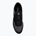 Herren Schuhe Calvin Klein HM0HM02212 Retro Runner Bans Leather Suede black/iron gate/amber gold 5