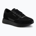 Herren Schuhe Calvin Klein HM0HM02215 City Runner Laceup Nylon Recycled Suede triple black