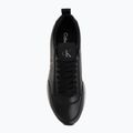 Damen-Schuhe Calvin Klein HW0HW03118 Retro Runner Sock PANL Leather Neo black/crystal grey 5