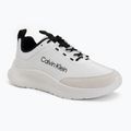 Herren Schuhe Calvin Klein HM0HM02342 Light Eva Runn Essential Laceup Nylon Suede bright white/black