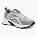Herren Schuhe Calvin Klein HM0HM02220 Hike Runner Stripe Mix Nylon Suede light grey/granite grey