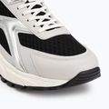 Herren Schuhe Calvin Klein HM0HM02341 Hike Runner Stripe Met Mix black/silver/light grey 7