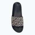 Damenbadelatschen Tommy Hilfiger Monogram space blue 5