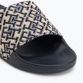Damenbadelatschen Tommy Hilfiger Monogram space blue 7