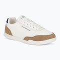 Herren Schuhe Tommy Hilfiger Low Pro Cupsole Nylon Suede Mix ecru