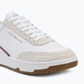 Herren Schuhe Tommy Hilfiger Basket Core Leather Suede Mix rwb 7