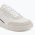 Herren Schuhe Tommy Hilfiger Basket Core Leather Suede Mix ecru/street green 7